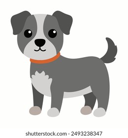 Cute Dog art vector illustration