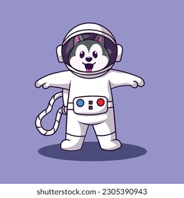 
cute dog astronaut vector is a perfect for your needs