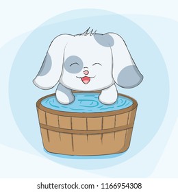 Baby In Bathtub Cartoon Images Stock Photos Vectors