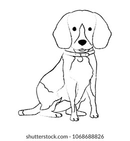 cute dog breed character