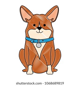 cute dog breed character