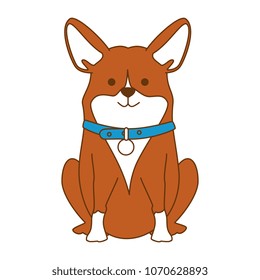 cute dog breed character