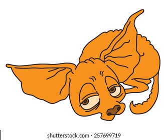 Cute dog of breed Chihuahua vector character