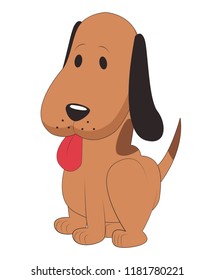 Cute dog cartoon
