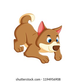 Cute dog cartoon