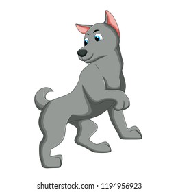 Cute dog cartoon