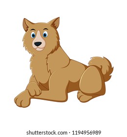 Cute dog cartoon