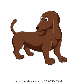 Cute dog cartoon