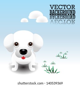 cute dog cartoon