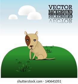 cute dog cartoon