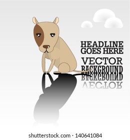 cute dog cartoon
