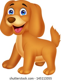 Cute dog cartoon
