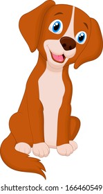 Cute dog cartoon