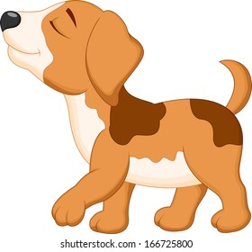 Cute dog cartoon