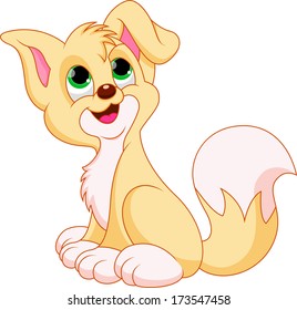  Cute dog cartoon