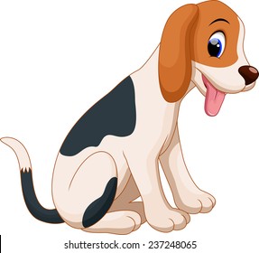 Cute dog cartoon