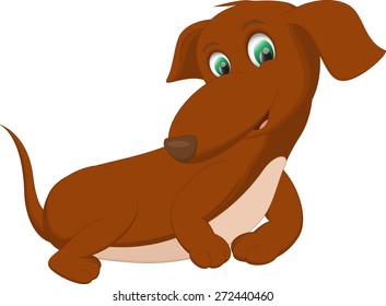 cute dog cartoon