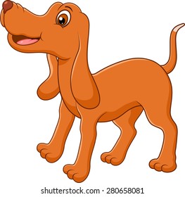 Cute dog cartoon