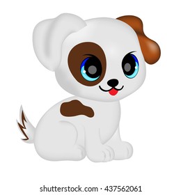 Cute dog cartoon