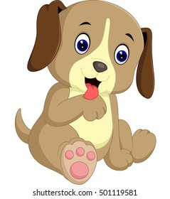 Cute dog cartoon