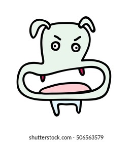 cute dog  cartoon  