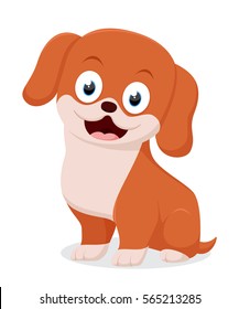 Cute Dog Cartoon Stock Illustration 565213270