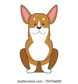Cute dog cartoon