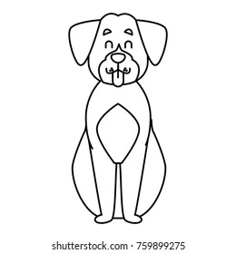 Cute dog cartoon