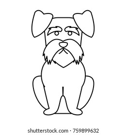 Cute dog cartoon