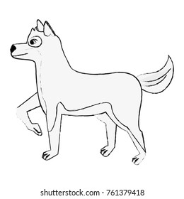 Cute dog cartoon