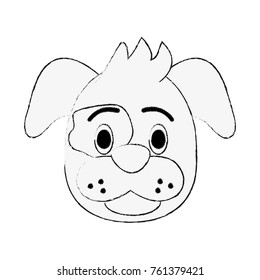 Cute dog cartoon
