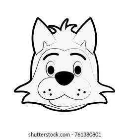 Cute dog cartoon