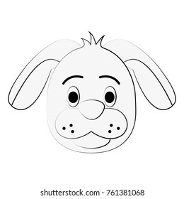 Cute dog cartoon