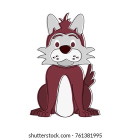 Cute dog cartoon
