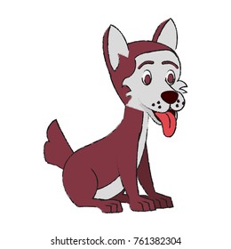 Cute dog cartoon