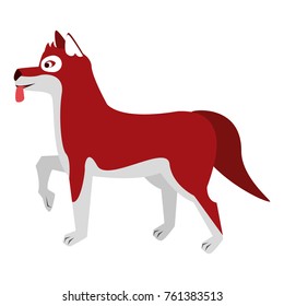 Cute dog cartoon