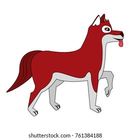 Cute dog cartoon