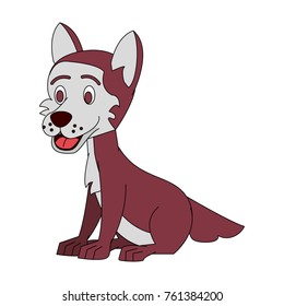 Cute dog cartoon