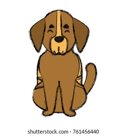 Cute dog cartoon