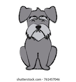 Cute dog cartoon