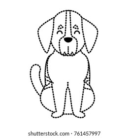 Cute dog cartoon