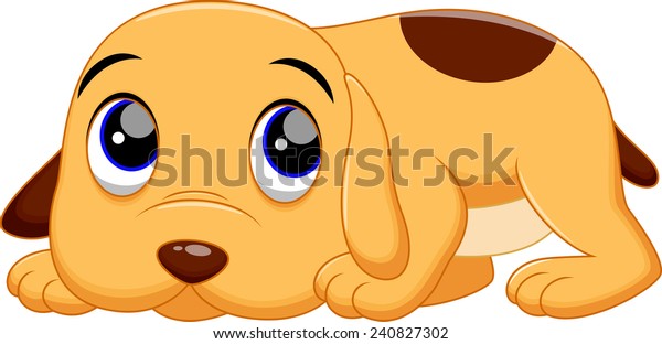 Cute Dog Cartoon Stock Vector (Royalty Free) 240827302