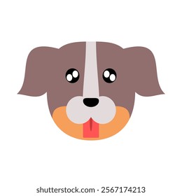 Cute Dog Cartoon Animal Vector Design
