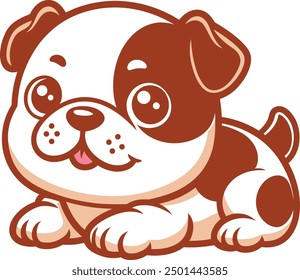 Cute Dog Cartoon Character illustration, vector art