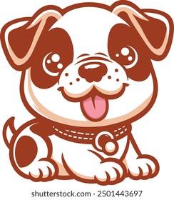 Cute Dog Cartoon Character illustration, vector art