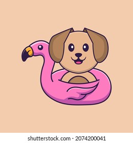 Dibujo vectorial del personaje de dibujos animados de perros.