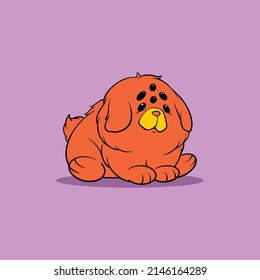 cute dog cartoon for commercial use