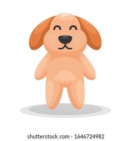 cute dog cartoon design vector