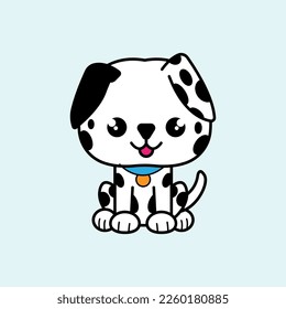 Caricatura de Perro. ilustración vectorial