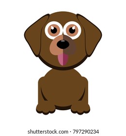 Cute dog character